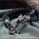 Паракордовый браслет Молот Тора: купить серебряный браслет с кельтскими шармами