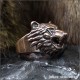 Кольцо Медведь мужское медное украшение купить в Мастерской Joker-studio