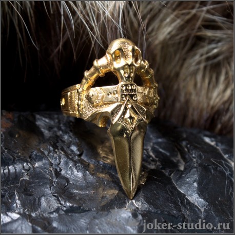 Золотое кольцо “Меч” Ювелирный интернет-магазин бижутерии Joker-studio