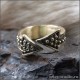 Молодежное бронзовое кольцо стрелки ультрамодное современное украшение "Энерджи"