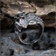 Ювелирное кольцо с серебряным драконом купить в магазине бижутерии Joker-studio