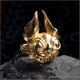 Золотое кольцо Стич молодежная ювелирная бижутерия|Купить в России