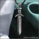 Большой меч кулон с кельтским узором мужское украшение меч Одина