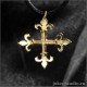 Женская золотая бижутерия - подвеска крест Авис купить в России 
