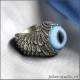 Авторское кольцо глаз рыси в крыльях Ангела ювелирное украшение ручной работы