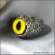 Кольцо с глазом кошки Фоссы и крыльями ангела необычной формы украшение со смыслом