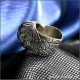 Кольцо глаз ящерицы Игуаны в форме крыльев талисман везенья и торговли оригинальное женское украшение