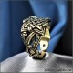 Мужское кольцо из бронзы со знаком Сварога – выбор славянских украшений по лучшим ценам