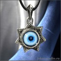 Звезда Магов амулет септаграмма с глазом Сибирской Хаски символом дружбы и верности