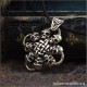 Звезда Руси славянская подвеска с черепами из бронзы с символом Чернобога зашита от хаоса и разрушения