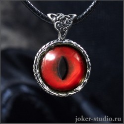 серебряный кулон Глаз Дракона купить в мастерской Джокер