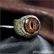 Кольцо из бронзы с глаз ящерицы Игуаны joker-studio