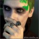 Вампир готическое кольцо в форме головы кровавого монстра с черепами - стильное рок-кольцо
