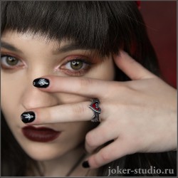 кольцо с сердцем joker-studio