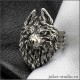 Кольцо Волк мужской перстень волколак мистический оборотень ручной работы