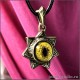 Звезда Магов кулон из бронзы с глазом росомахи