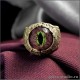 Кольцо с глазом Анаконды украшении из золотой бронзы