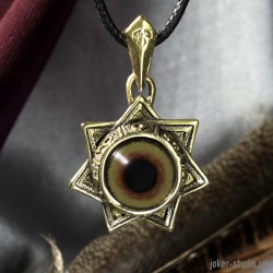 Звезда Магов амулет с глазом орла символом верховной власти золотая подвеска из бронзы