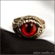 Кольцо красный глаз дракона