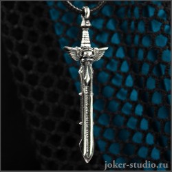 ДВУХСТОРОННИЙ КУЛОН ИМПЕРСКИЙ СИЛОВОЙ МЕЧ WARHAMMER 40000