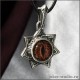 Кулон звезда Магов с глазом Игуаны украшение ручной работы
