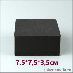 Подарочный футляр из пластика для браслета и часов стильная коробка для подарка и хранения: размер 75-75-35 мм.