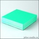 Подарочная коробка из качественного пластика коробка для подарка украшений и аксессуаров: размер 75-75-17 мм.