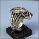 КОЛЬЦО ХИЩНИК МУЖСКОЙ ПЕРСТЕНЬ ЯУТЖА УКРАШЕНИЕ PREDATOR РУЧНОЙ РАБОТЫ