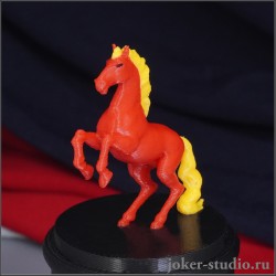 СТАТУЭТКА ОГНЕННАЯ ЛОШАДКА НОВОГОДНЯЯ ФИГУРКА ТАЛИСМАН 2006