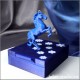 СИНЯЯ ЛОШАДКА ЕЛОЧНАЯ ИГРУШКА КРАСИВЫЙ НОВОГОДНИЙ ДЛЯ ПРАЗДНИКА РУЧНОЙ РАБОТЫ