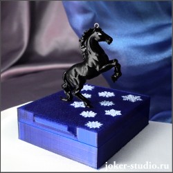 ЧЕРНАЯ ЛОШАДКА ИГРУШКА НА ЕЛКУ НОВОГОДНИЙ ДЕКОР ДЛЯ ПРАЗДНИКА РУЧНОЙ РАБОТЫ