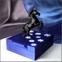 ЧЕРНАЯ ЛОШАДКА ИГРУШКА НА ЕЛКУ НОВОГОДНИЙ ДЕКОР ДЛЯ ПРАЗДНИКА РУЧНОЙ РАБОТЫ