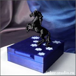ЧЕРНАЯ ЛОШАДКА ИГРУШКА НА ЕЛКУ НОВОГОДНИЙ ДЕКОР ДЛЯ ПРАЗДНИКА РУЧНОЙ РАБОТЫ