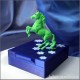 ЗЕЛЕНАЯ ЛОШАДКА ИГРУШКА НА ЕЛКУ НОВОГОДНИЙ ДЕКОР ДЛЯ ДОМАШНЕГО ПРАЗДНИКА