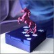 ФИОЛЕТОВО-ЗОЛОТАЯ ЛОШАДКА ДВУХЦВЕТНАЯ ЕЛОЧНАЯ ИГРУШКА НОВОГОДНИЙ ЭПАТАЖНЫЙ ДЕКОР