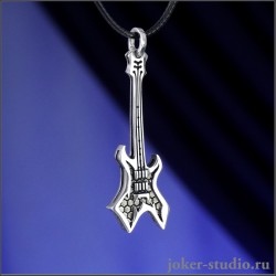 Подарок Неформалу: Подвеска Гитара Warlock – Рок Атрибутика для Бунтарей
