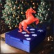 ОРАНЖЕВАЯ ЛОШАДКА ЕЛОЧНАЯ ИГРУШКА ЯРКИЙ НОВОГОДНИЙ ДЕКОР со СВЕЧЕНИЕМ