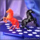 ПОДАРОЧНЫЙ НАБОР ИГРУШЕК из ДВУХ ЛОШАДОК ЧЕРНОЙ и ОРАНЖЕВОЙ ПОДАРОК для ЛЮБИТЕЛЕЙ ЖИВОТНЫХ