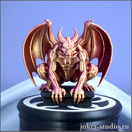 СТАТУЭТКА ГОРГУЛЬЯ ИНТЕРЬЕРНАЯ ФИГУРКА и КРАСИВЫЙ ПОДАРОК В ФЭНТЕЗИЙНО-МИСТИЧЕСКОМ СТИЛЕ