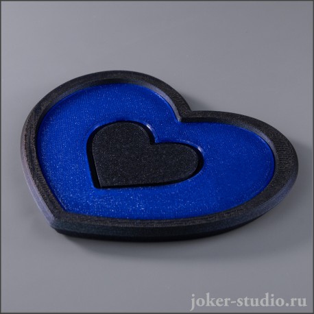 Подставки под кружку и стакан с сердцем романтичный подарок