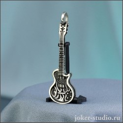 ПОДВЕСКА ГИТАРА GIBSON с ИЗОБРАЖЕНИЕМ СИМВОЛА ХЭВИ-МЕТАЛ УКРШЕНИЕ для ФАНАТОВ РОКА