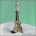 ОРИГИНАЛЬНЫЙ КУЛОН ГИТАРА GIBSON СТИЛЬНЫЙ ПОДАРОК для ТЕХ кто ЛЮБИТ РОК