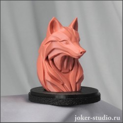 ФИГУРКА ЛИСА ТОТЕМНЫЙ СУВЕНИР С РЫЖИМ ЖИВОТНЫМ ДЛЯ ДЕКОРА ДОМА ИЛИ ОФИСА