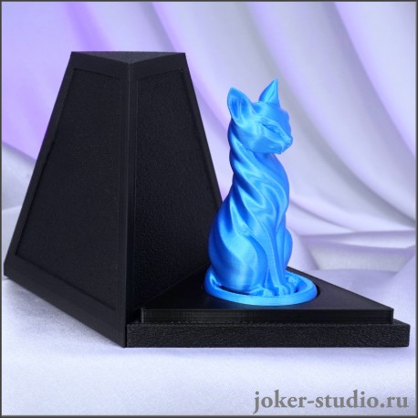 СТАТУЭТКА ГОЛУБАЯ КОШКА ОБЕРЕГ для ДОМА и ПРИДАНИЯ СВЕЖЕСТИ ИНТЕРЬЕРУ