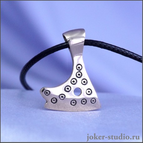 СЕКИРА ПЕРУНА МУЖСКОЙ СЛАВЯНСКИЙ ОБЕРЕГ РУЧНОЙ РАБОТЫ ИЗ БРОНЗЫ