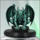 СТАТУЭТКА ГОРГУЛЬЯ ГОТИЧЕСКАЯ ФИГУРКА в МАЛАХИТОВОМ ЦВЕТЕ КРАСИВЫЙ ПОДАРОК в СТИЛЕ ХОРРОР