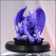 ФИОЛЕТОВАЯ ГОРГУЛЬЯ СТАТУЭТКА В СТИЛЕ ФЭНТЕЗИ ОРИГИНАЛЬНЫЙ ПОДАРОК