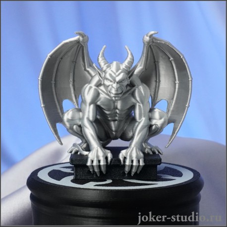 СЕРЕБРЯНАЯ ГОРГУЛЬЯ ГОТИЧЕСКАЯ СТАТУЭТКА и КОЛЛЕКЦИОННАЯ ФИГУРКА