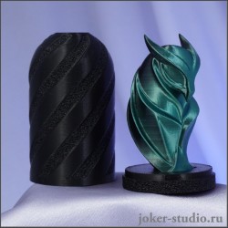 ЗЕЛЕНАЯ ФИГУРКА СОВА ХАМЕЛЕОН с ЭФФЕКТОМ ШЕЛКА, ДЕКОР для ДОМА и ОФИСА, 7 см ТАЛИСМАН МУДРОСТИ