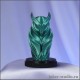 ЗЕЛЕНАЯ ФИГУРКА СОВА ХАМЕЛЕОН с ЭФФЕКТОМ ШЕЛКА, ДЕКОР для ДОМА и ОФИСА, 7 см ТАЛИСМАН МУДРОСТИ